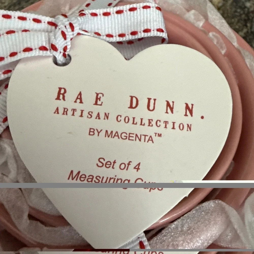 Rae Dunn Dark Pink Measuring Cups